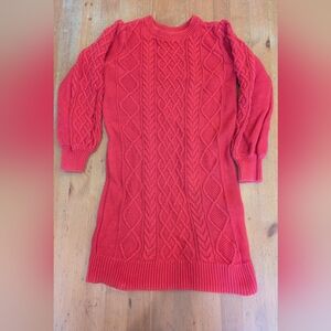 GAP Vibrant Red Knit Dress